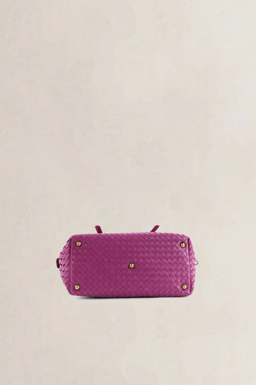Bottega Veneta Purple Montaigne Top Handle Bag