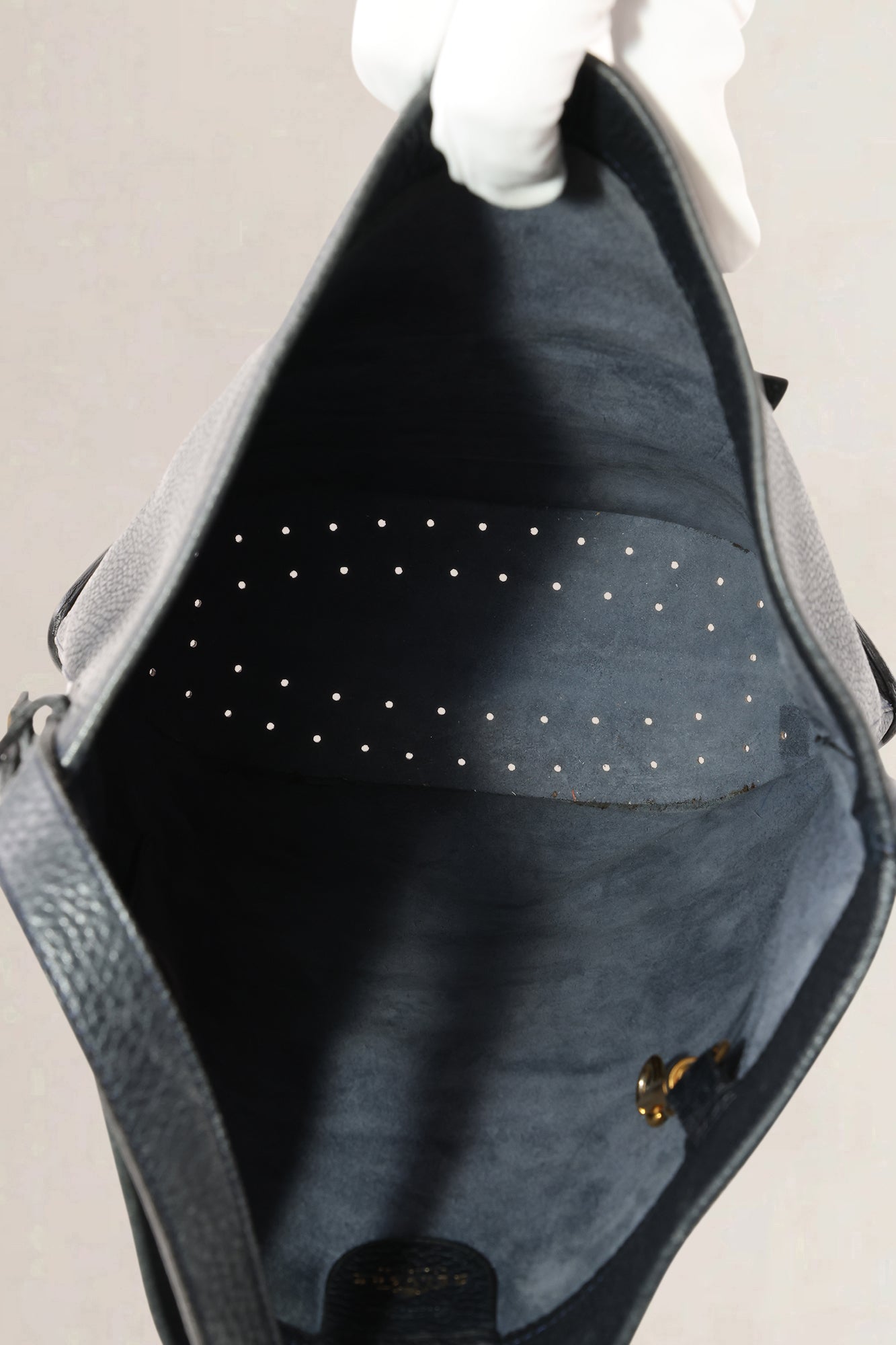 Delvaux Blue Le Pin Crossbody Bag