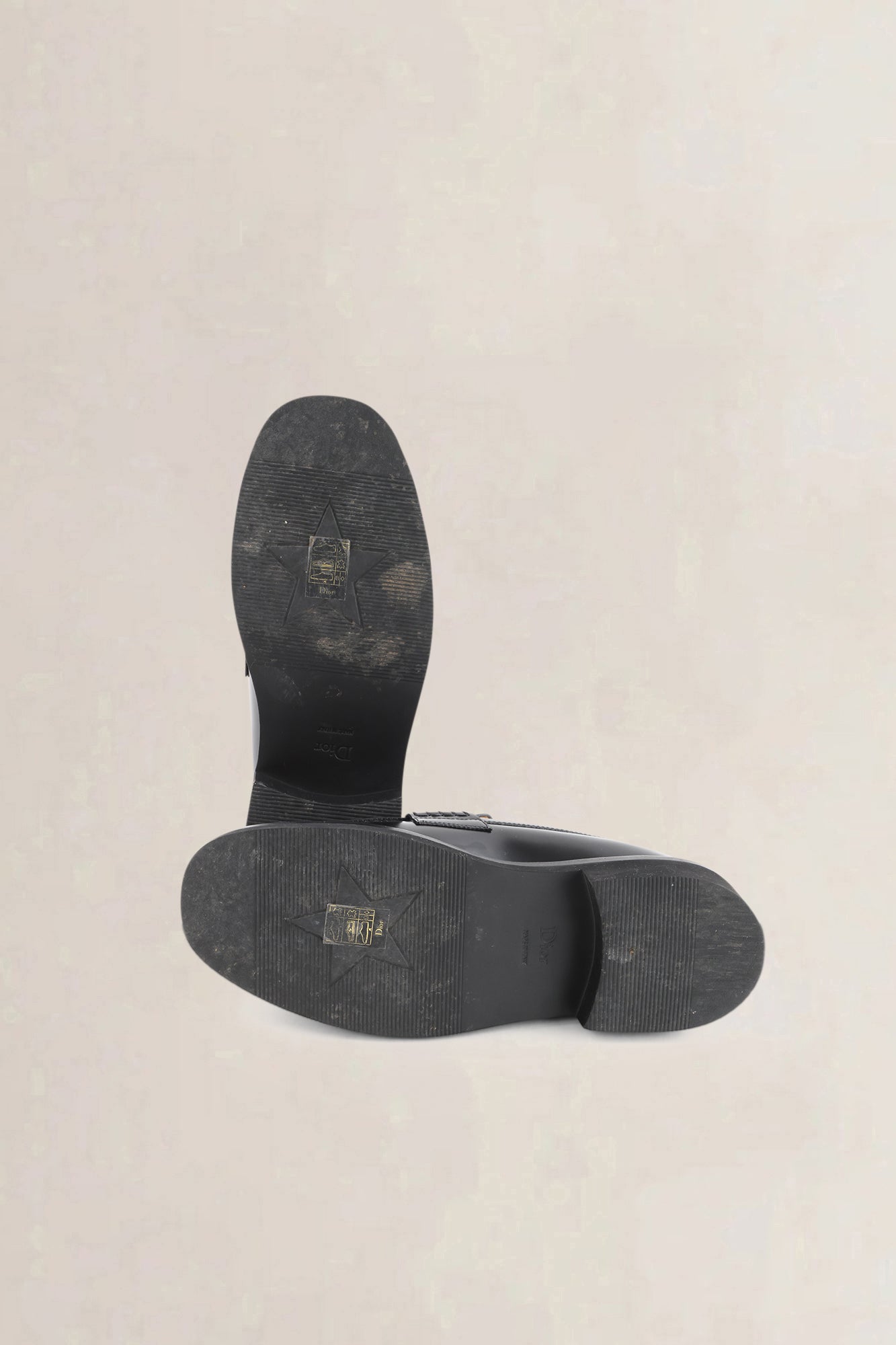 Dior Boy Black Brushed Calfskin Loafers
