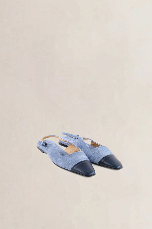 Dear Frances Denim Tia Slingback Flats