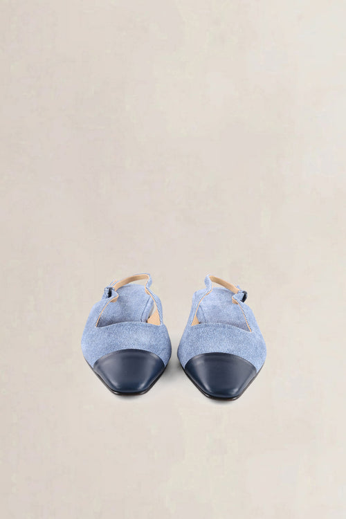 Dear Frances Denim Tia Slingback Flats