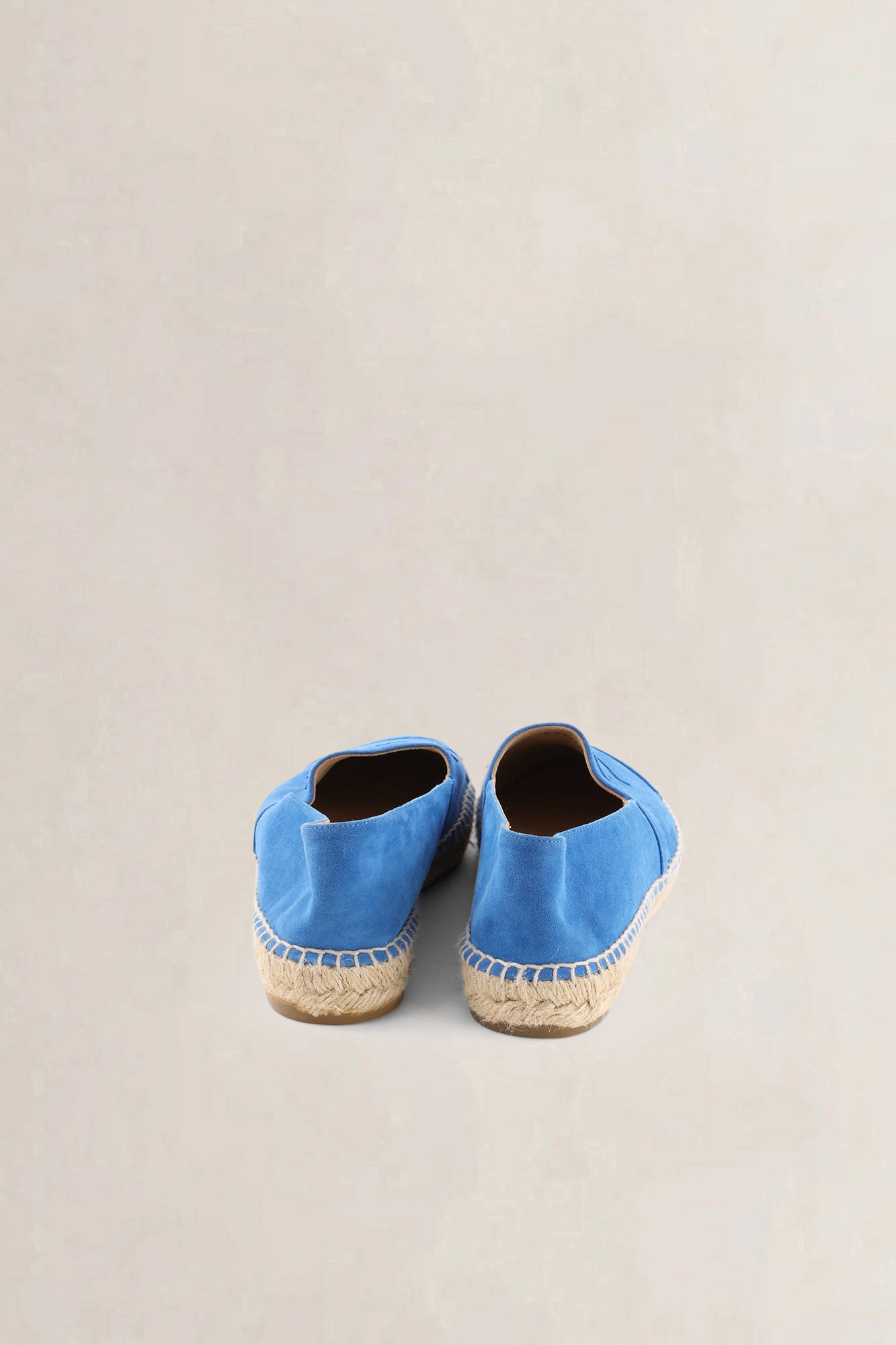 Chanel Blue Suede CC Espadrille Flats — preloved