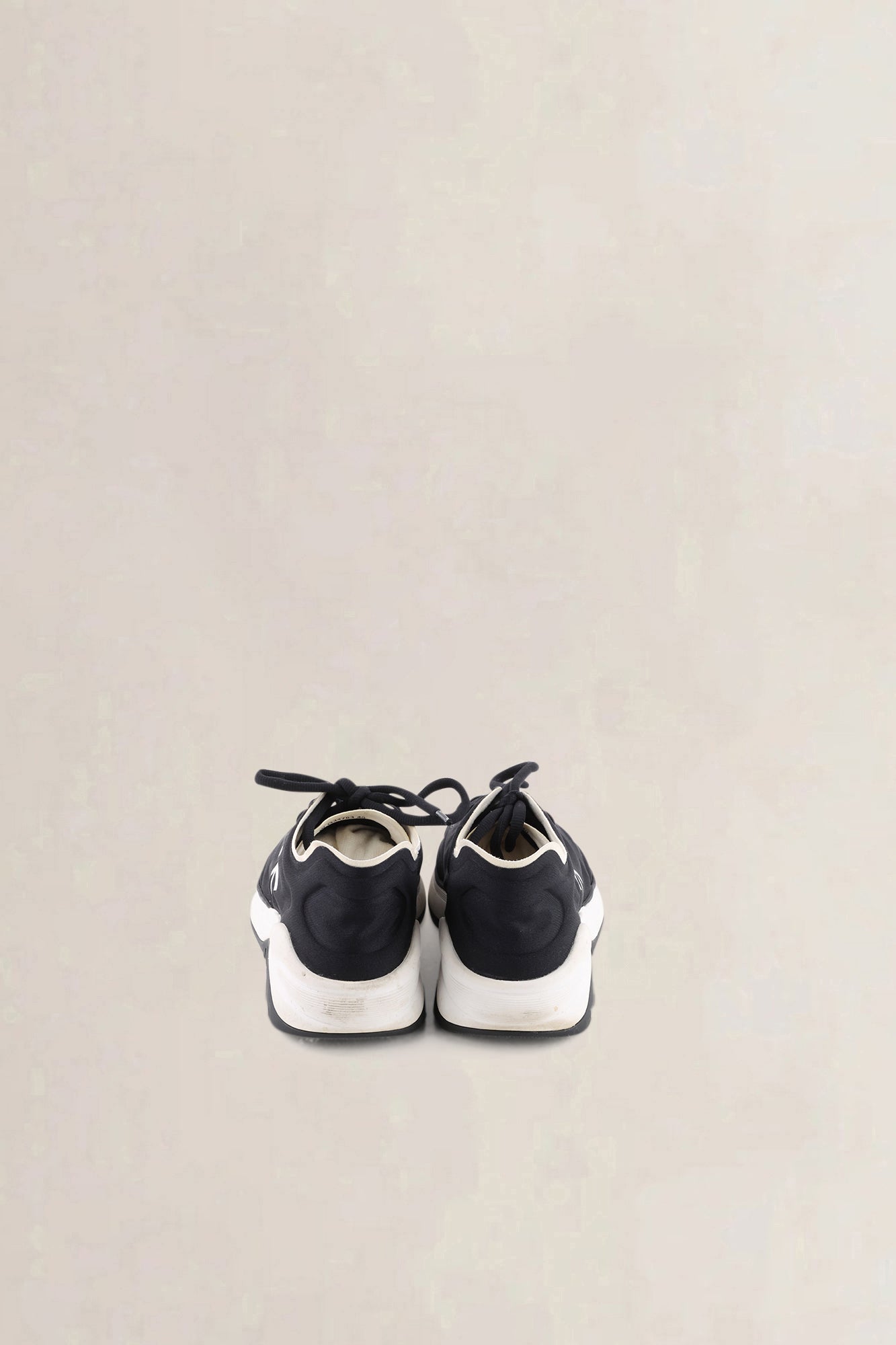 Chanel Black Lycra CC Logo Trainer Sneakers