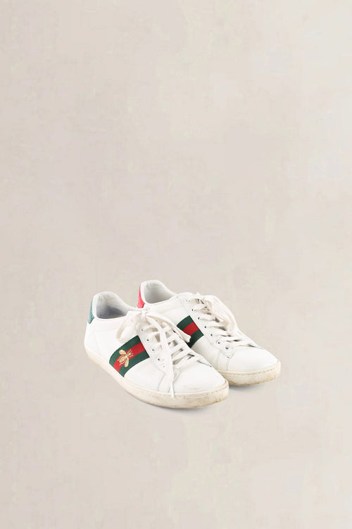 Gucci White Ace Sneakers