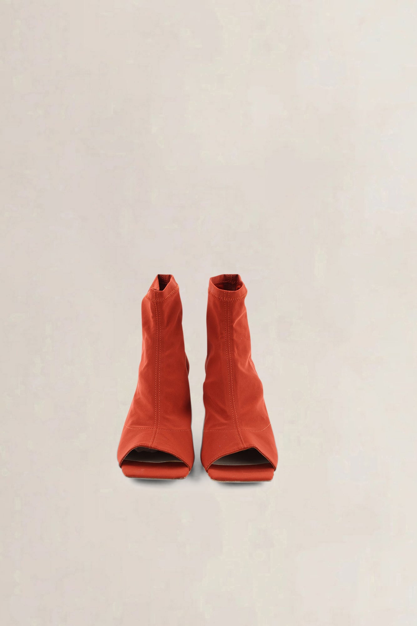 Morobé Red Open Toe Boots