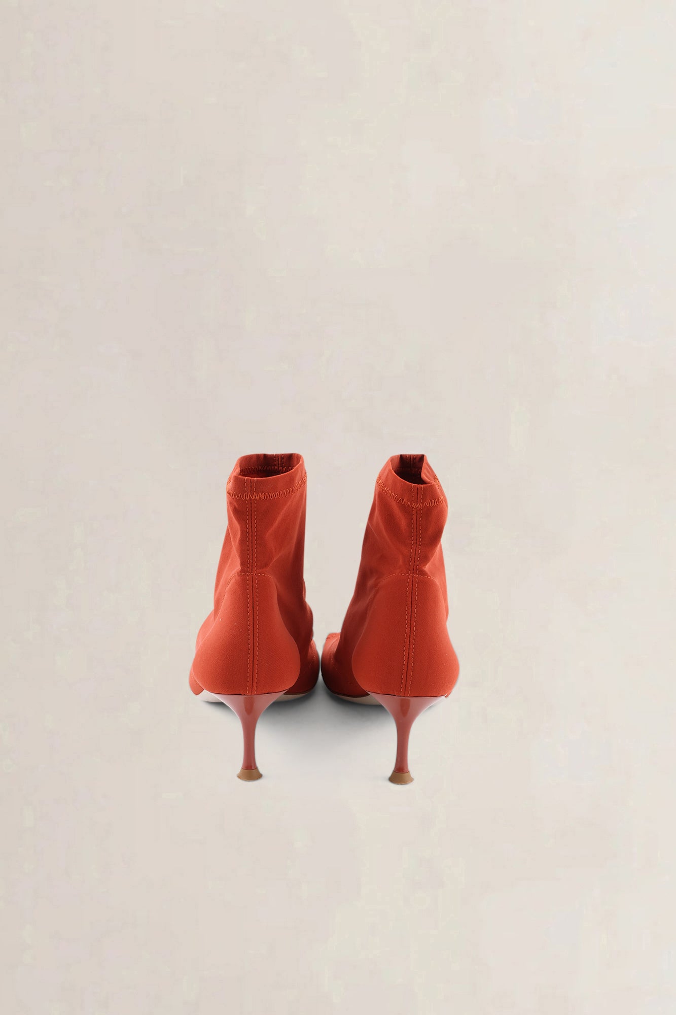 Morobé Red Open Toe Boots