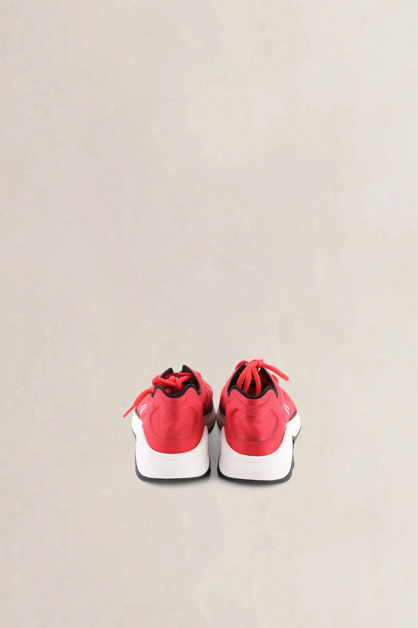 Chanel Red Acrylic CC Logo Sneakers