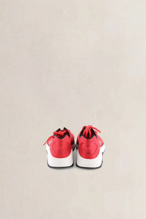 Chanel Red Acrylic CC Logo Sneakers