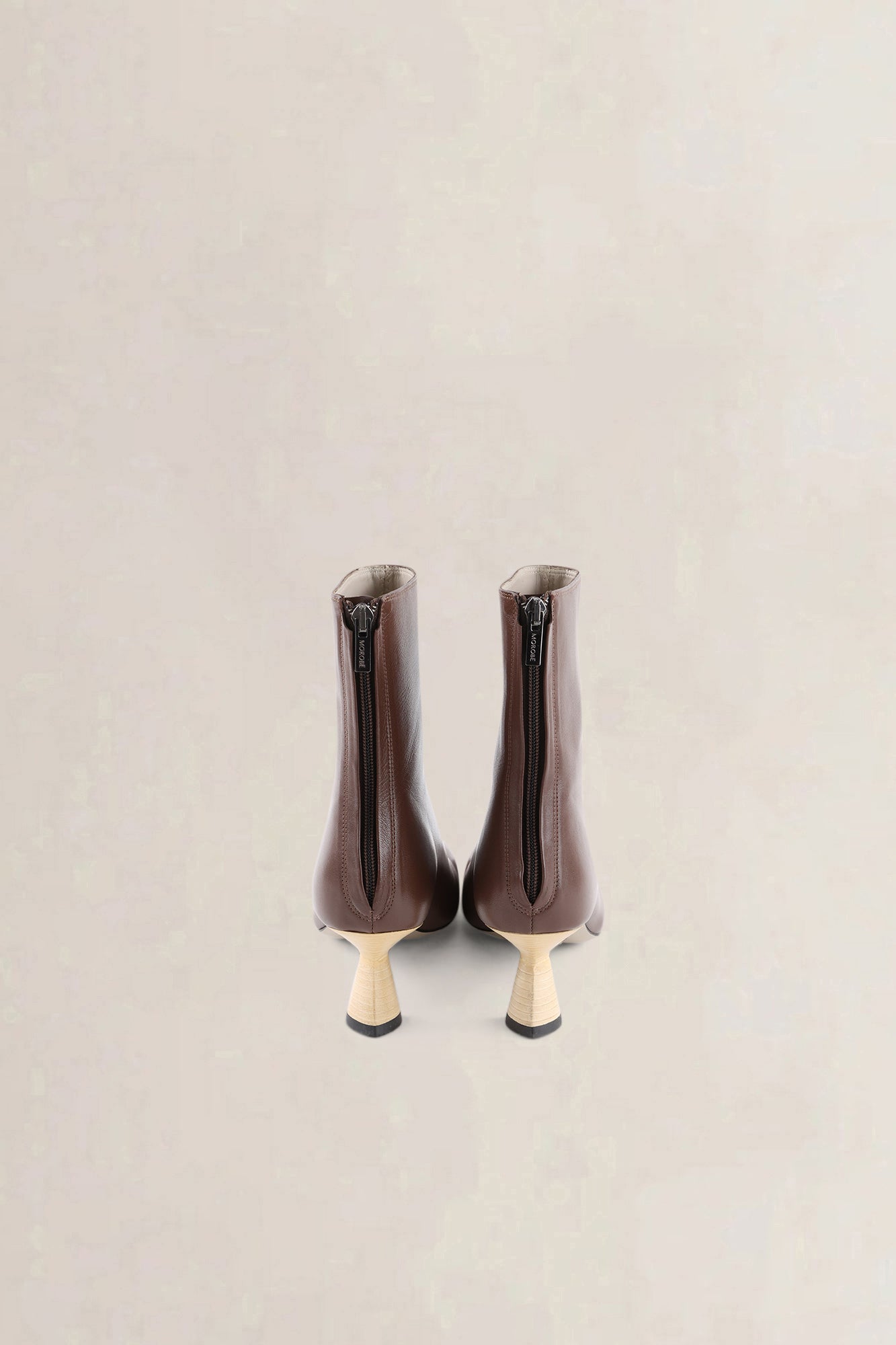 Morobé Brown Leather Ankle Boots