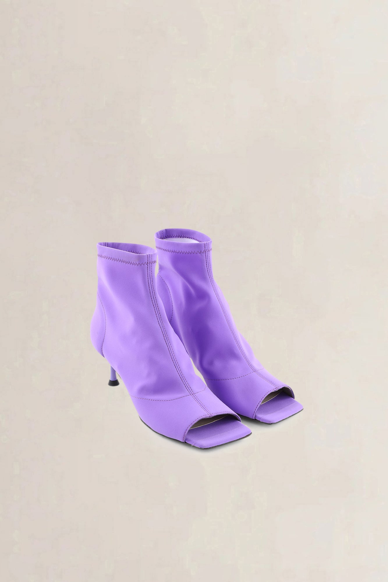 Morobé Light Purple Open Toe Boots