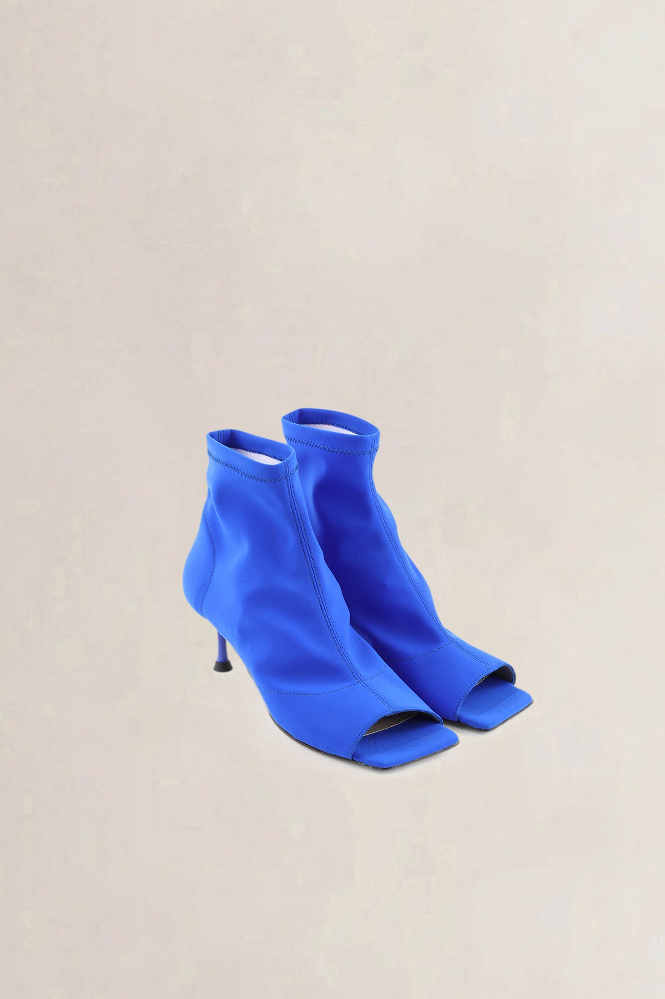 Morobé Dark Blue Open Toe Boots