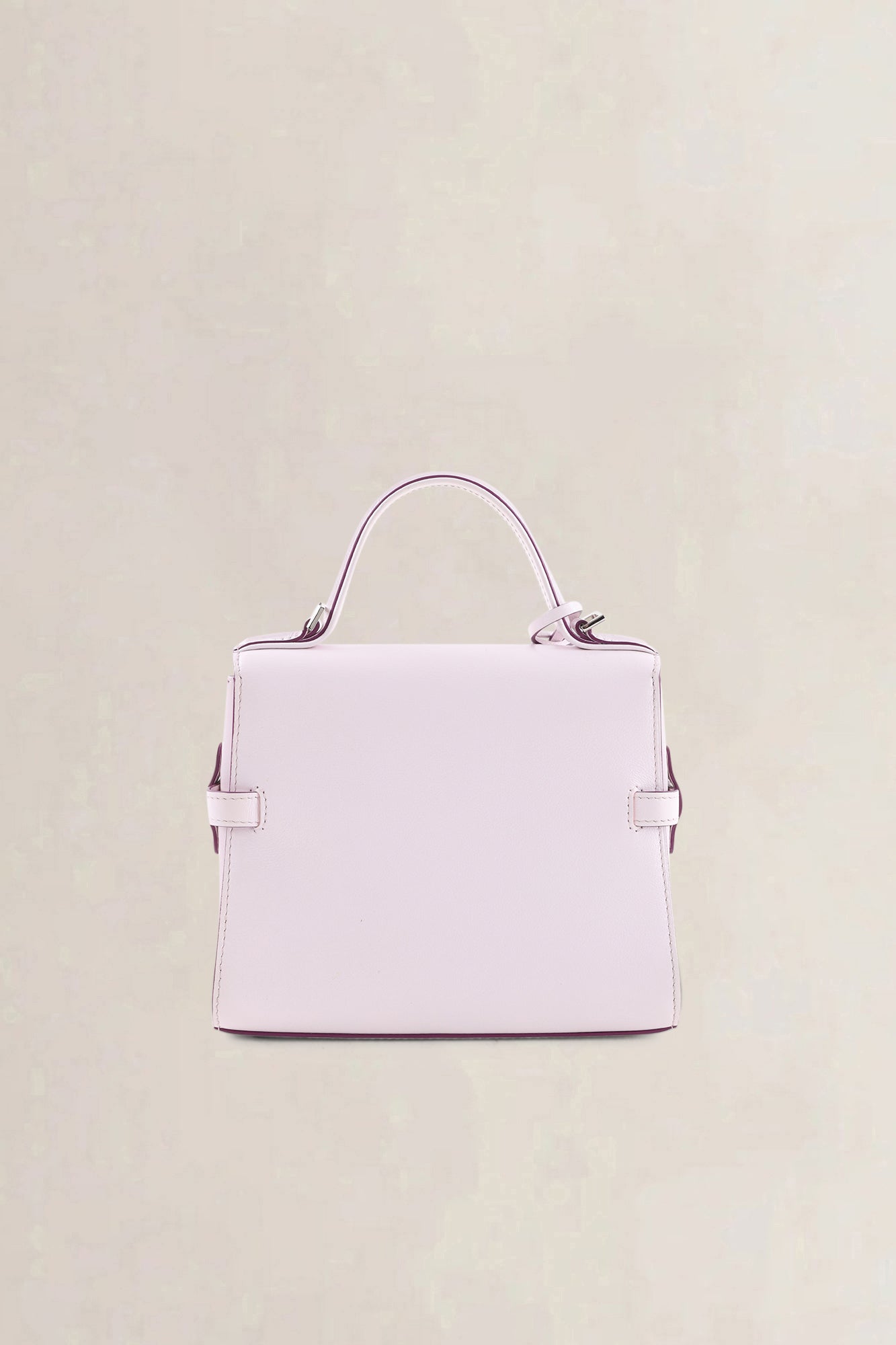 Delvaux Light Pink Leather Mini Tempête Crossbody Bag