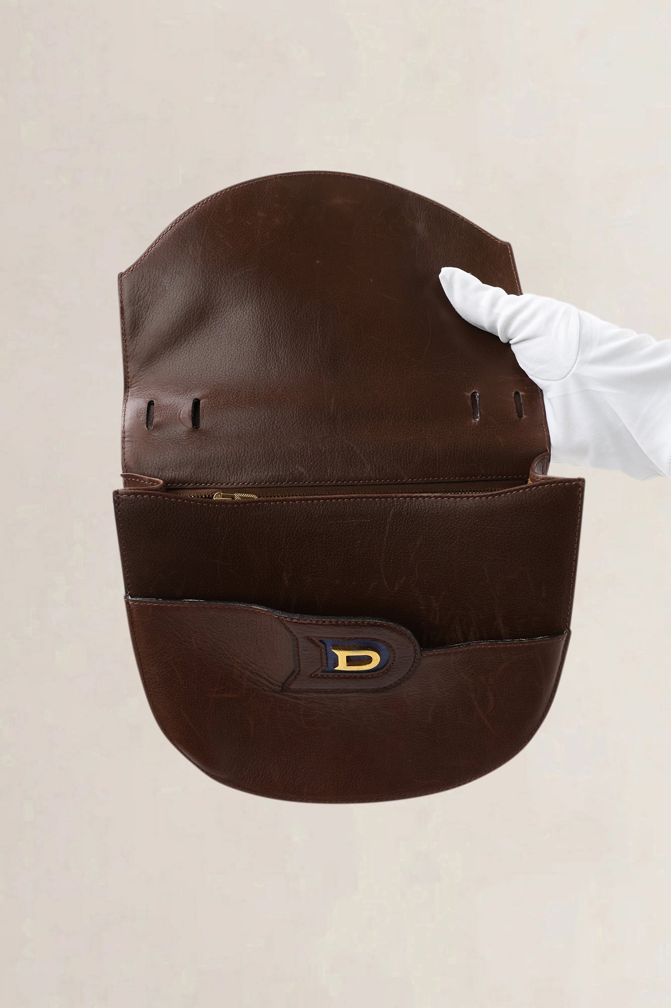 Delvaux Brown Leather — vintage