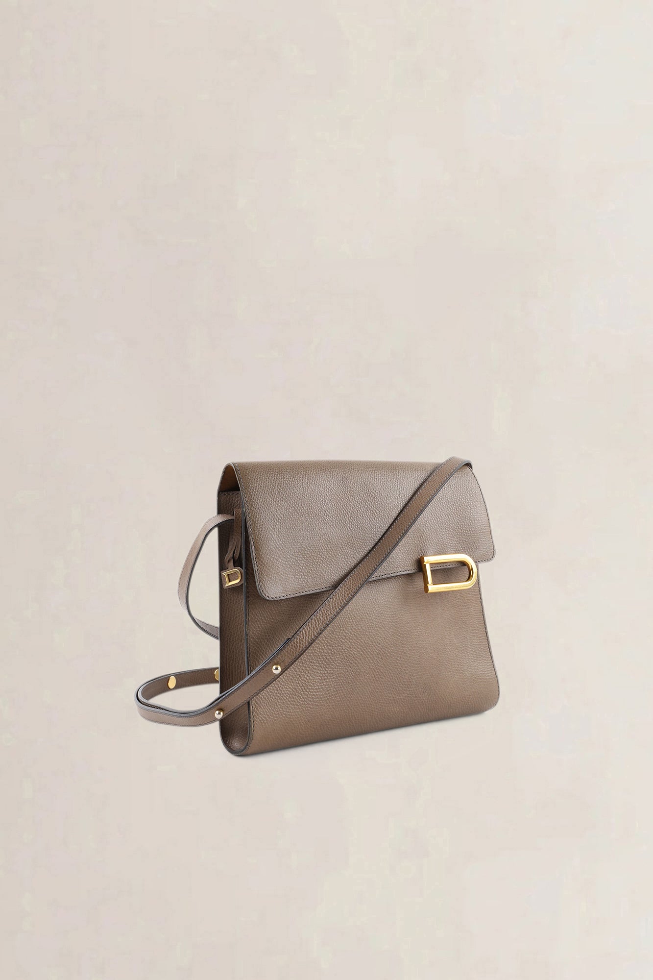 Delvaux Taupe Jumping Calf — vintage