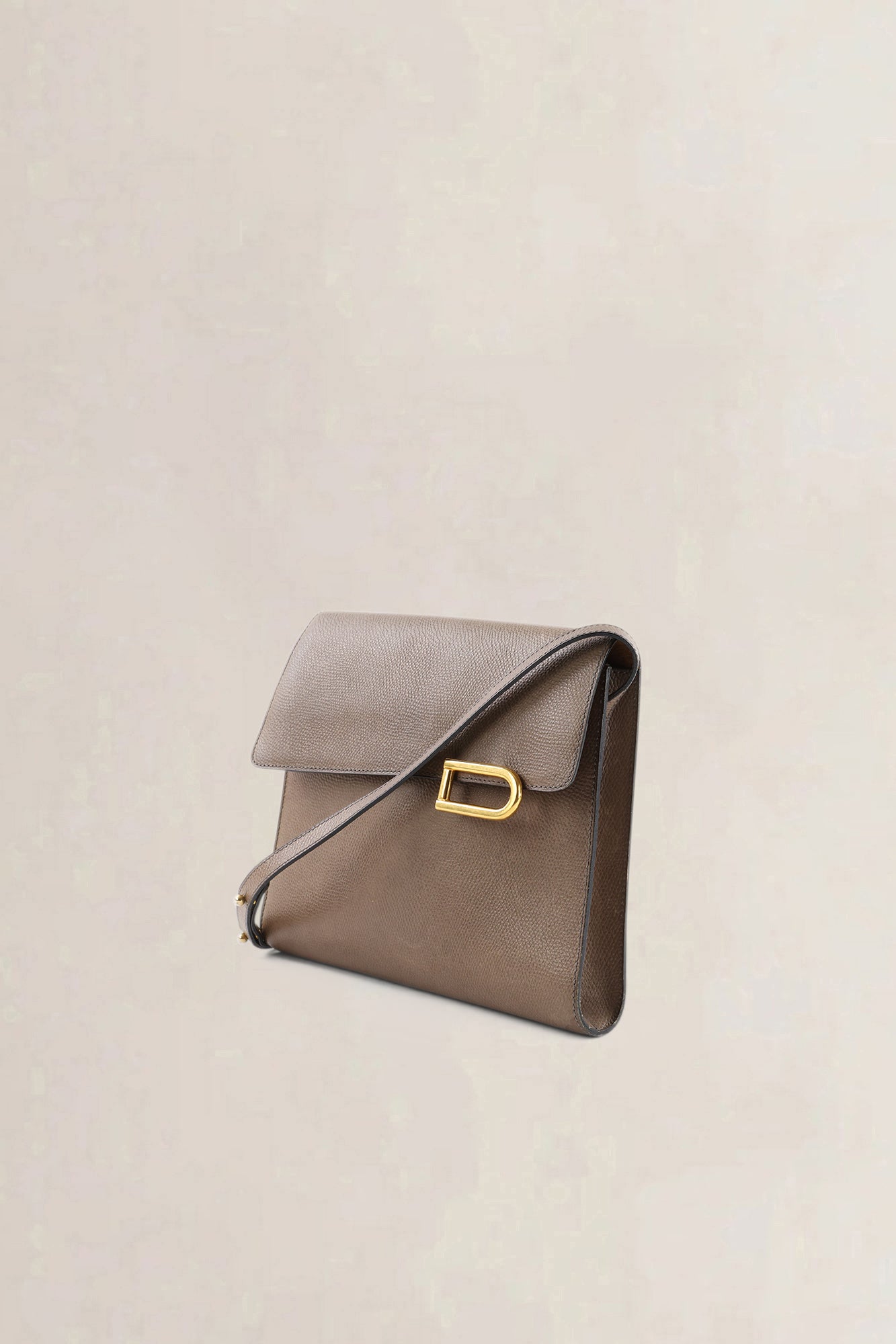Delvaux Taupe Jumping Calf — vintage