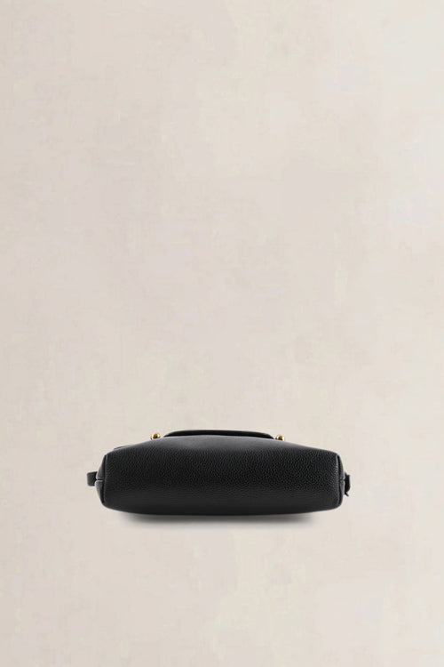 Delvaux Black Taurillon Leather Crossbody Bag