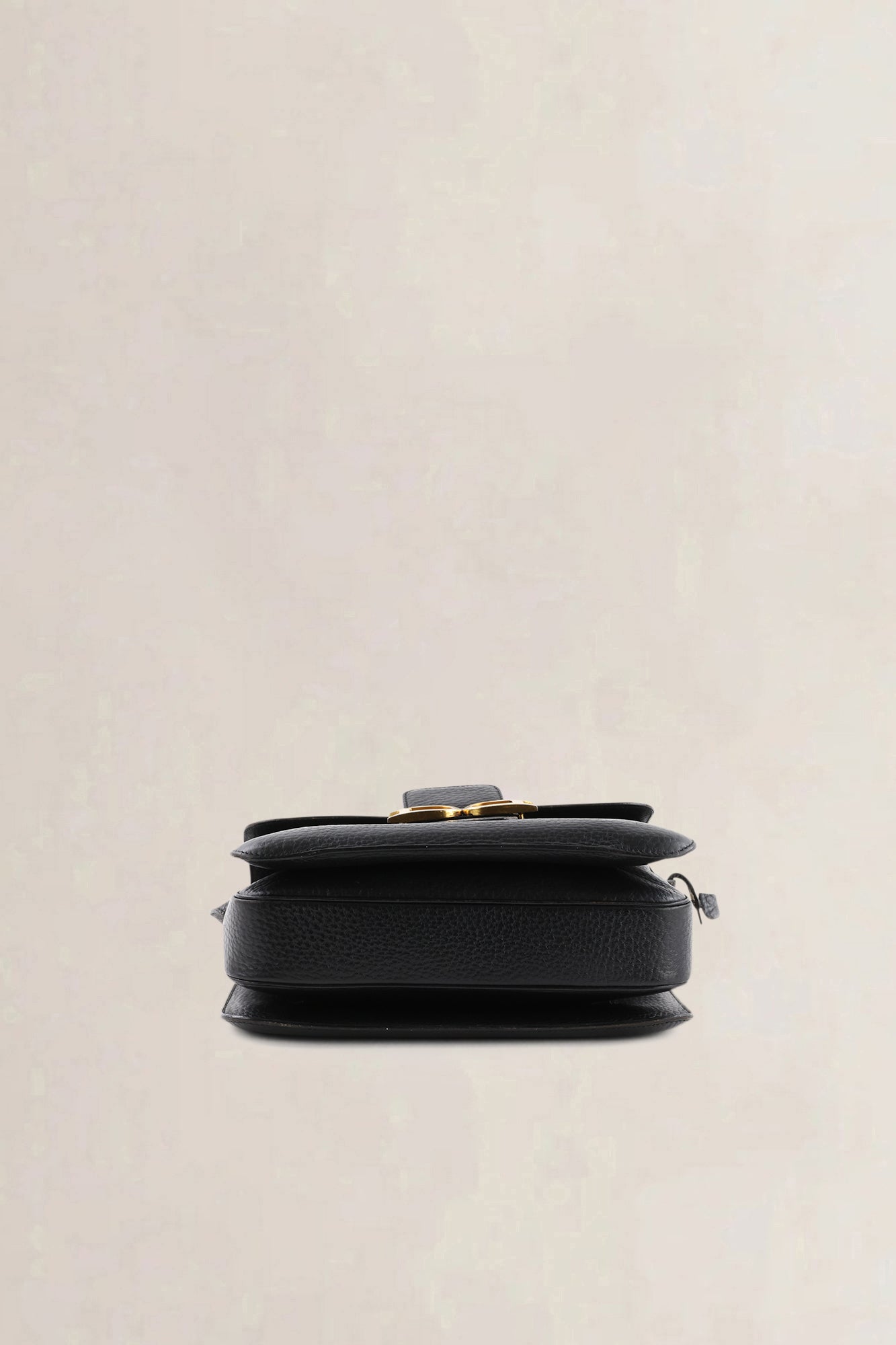 Delvaux Black Jumping Calf Leather Bourgogne Crossbody Bag