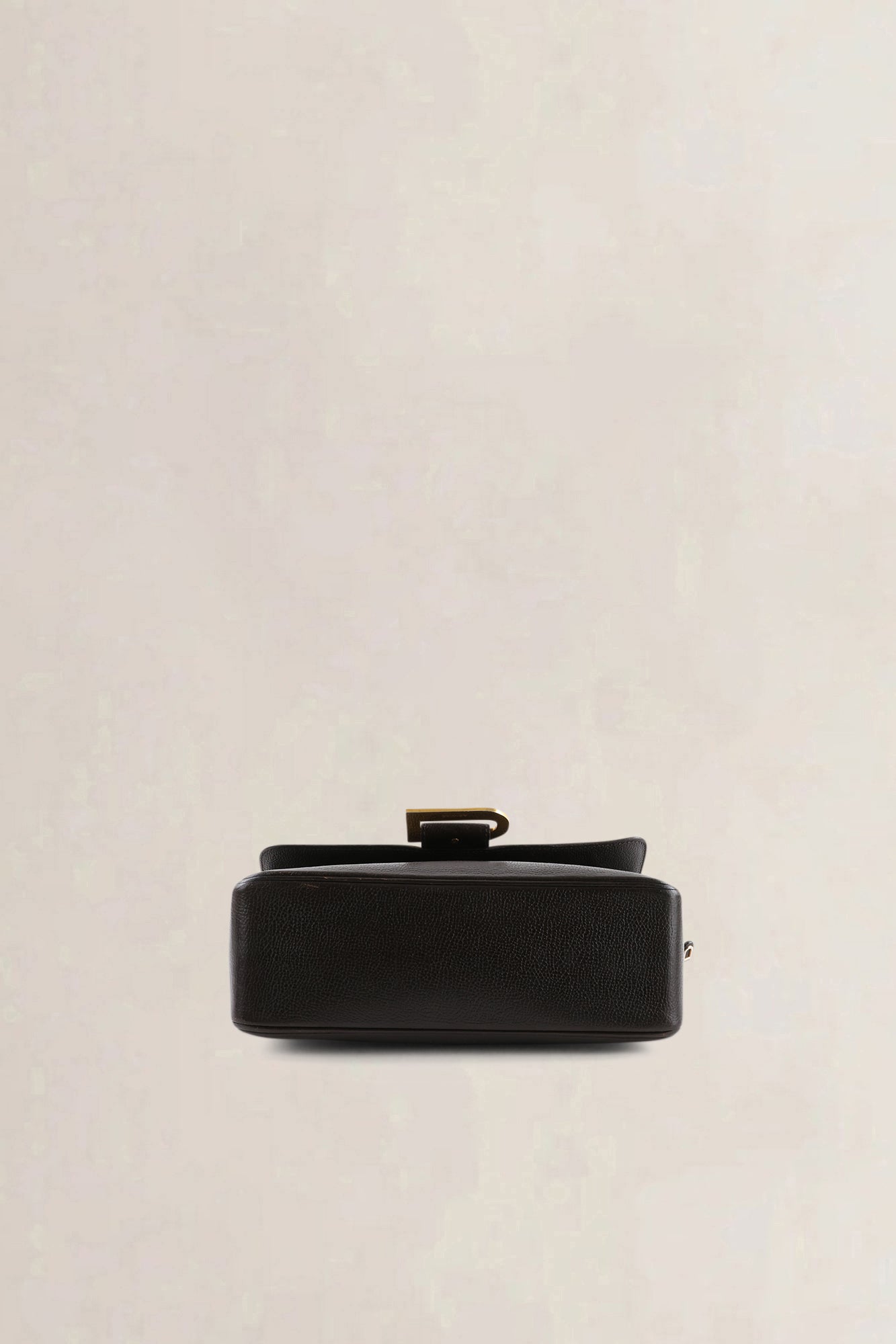 Delvaux Dark Brown Leather Poirier Crossbody Bag