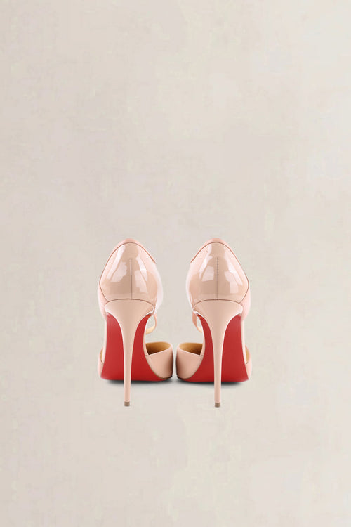 Christian Louboutin Nude Patent Leather Pumps