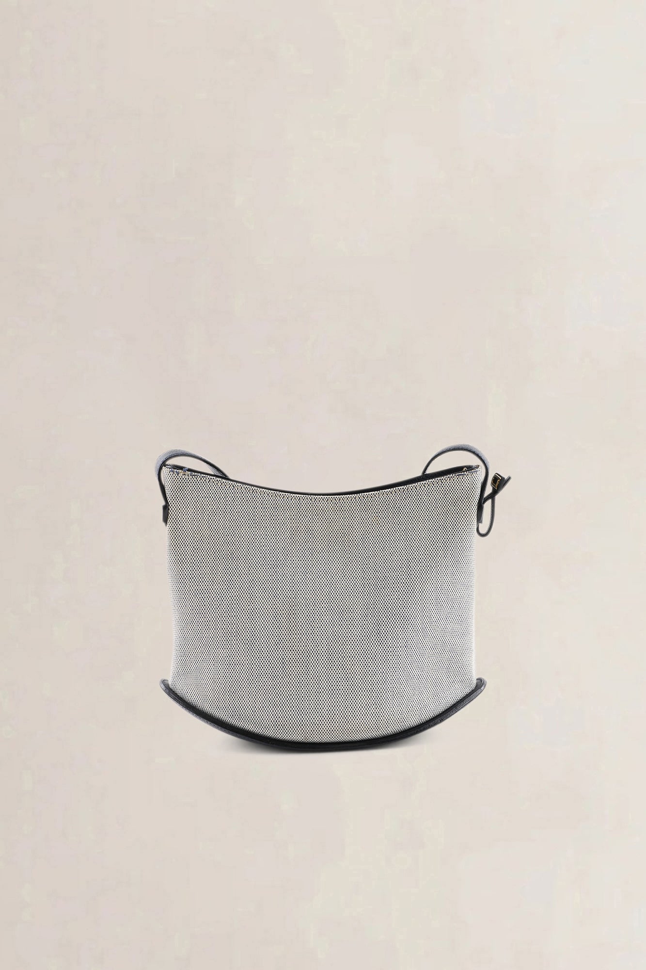 Delvaux Beige Canvas Pin Mini Bucket — vintage