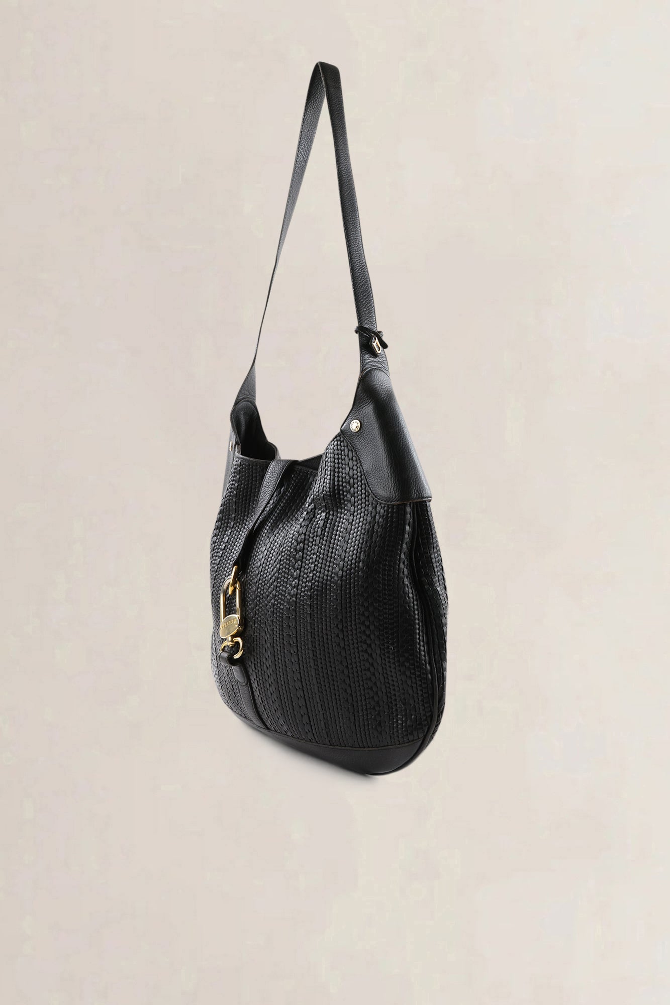 Delvaux Dark Brown Toile De Cuir Treille — vintage