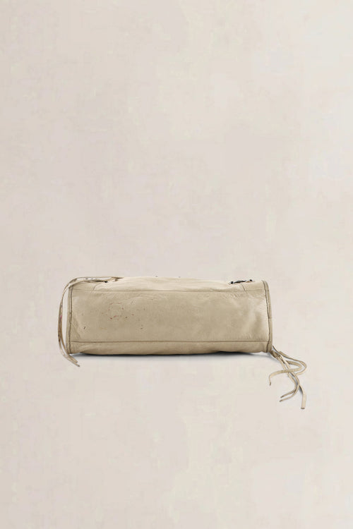 Balenciaga Beige Arena Lambskin City Small Shoulder Bag