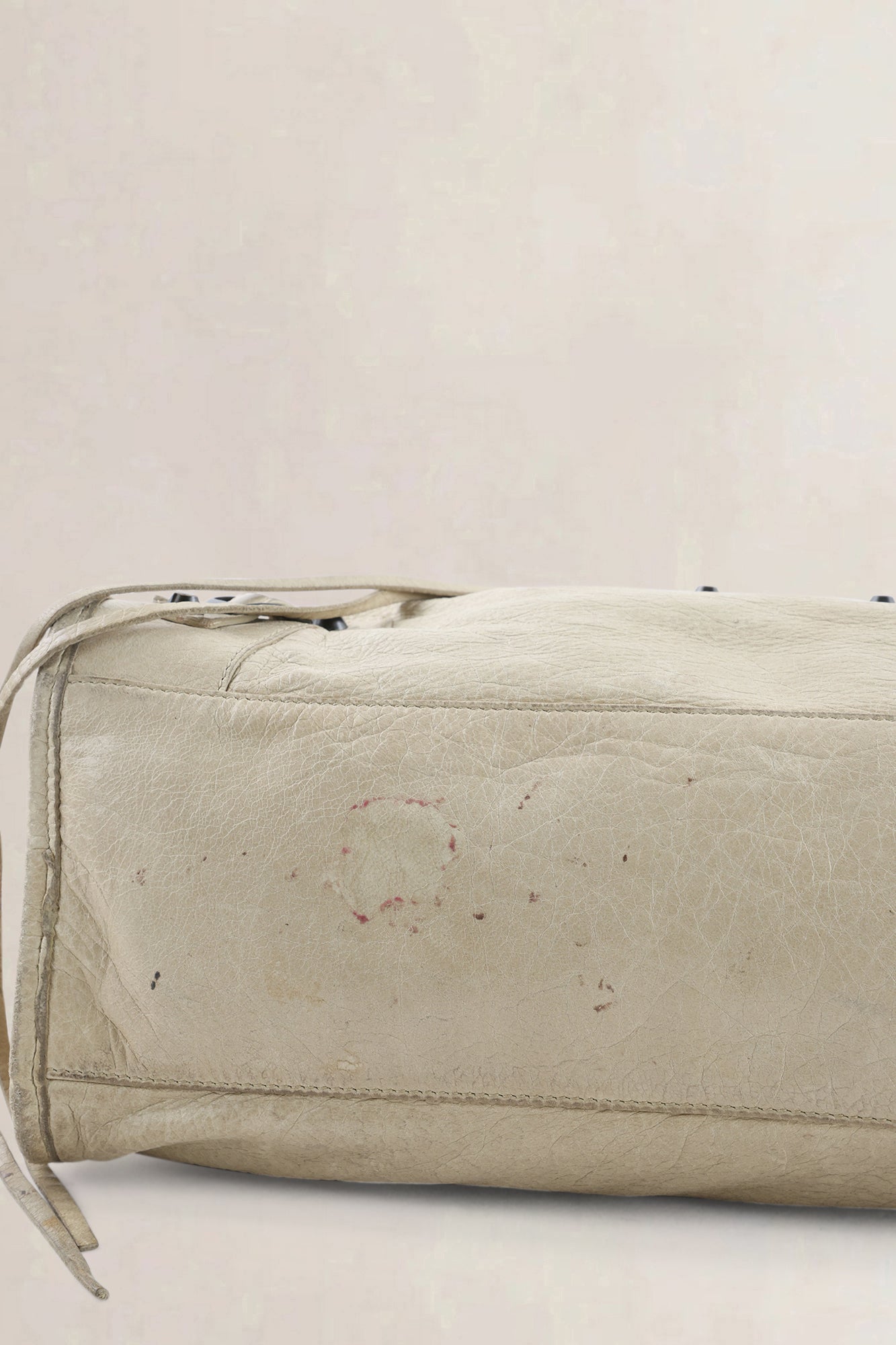 Balenciaga Beige Arena Lambskin City Small Shoulder Bag