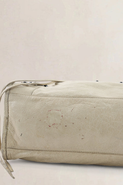 Balenciaga Beige Arena Lambskin City Small Shoulder Bag