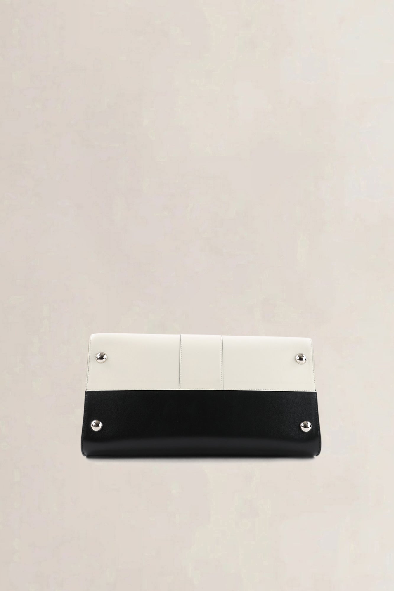 Delvaux White & Black-Magis Box Calf Leather Brillant GM Handbag