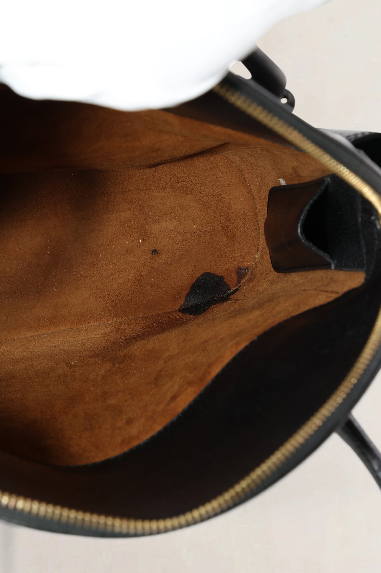 Delvaux Black Leather Mousson Shoulder Bag