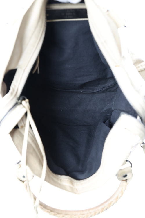 Balenciaga Beige Arena Lambskin City Small Shoulder Bag