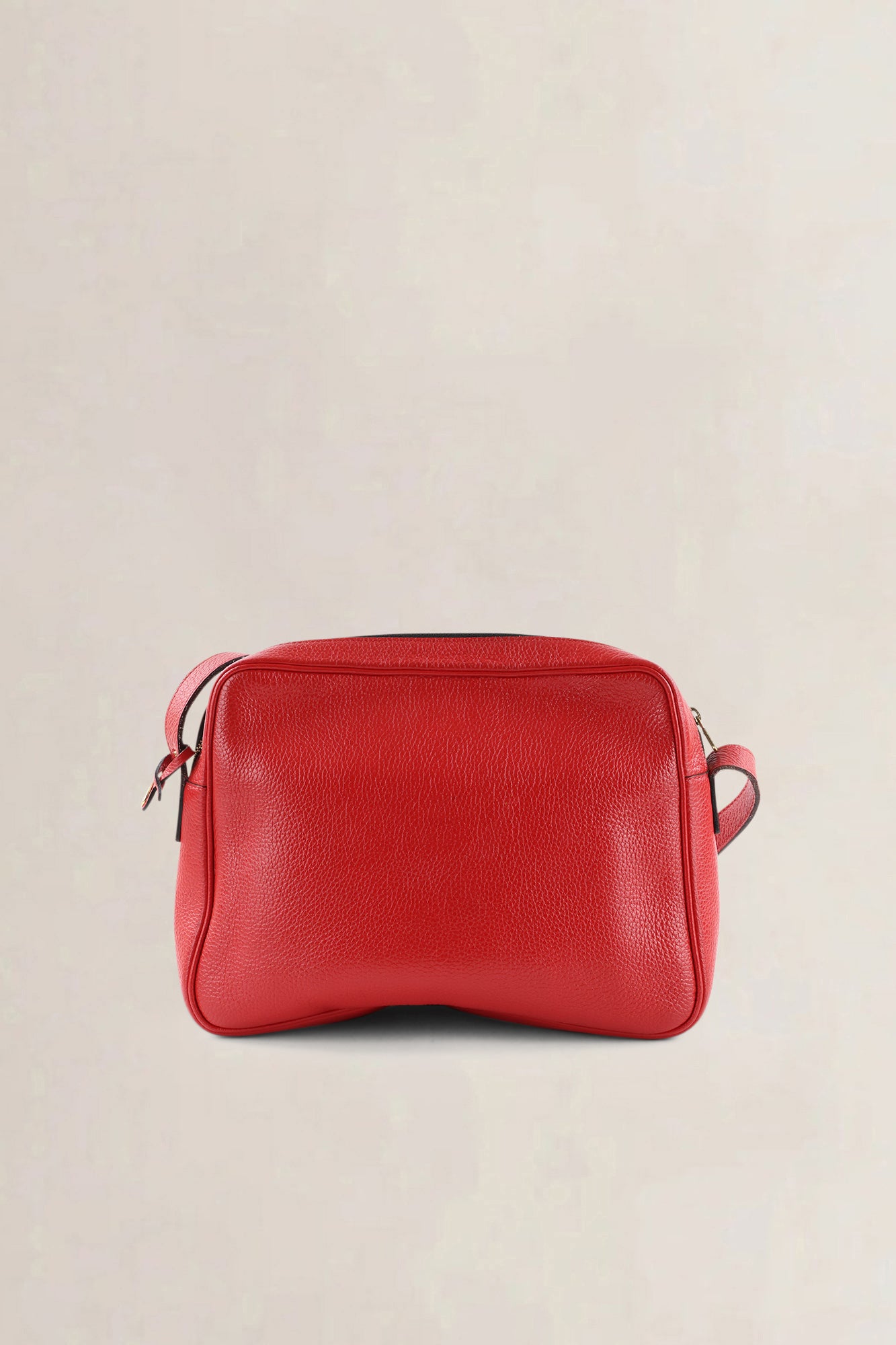 Delvaux Red Jumping Calf Leather Crossbody Bag
