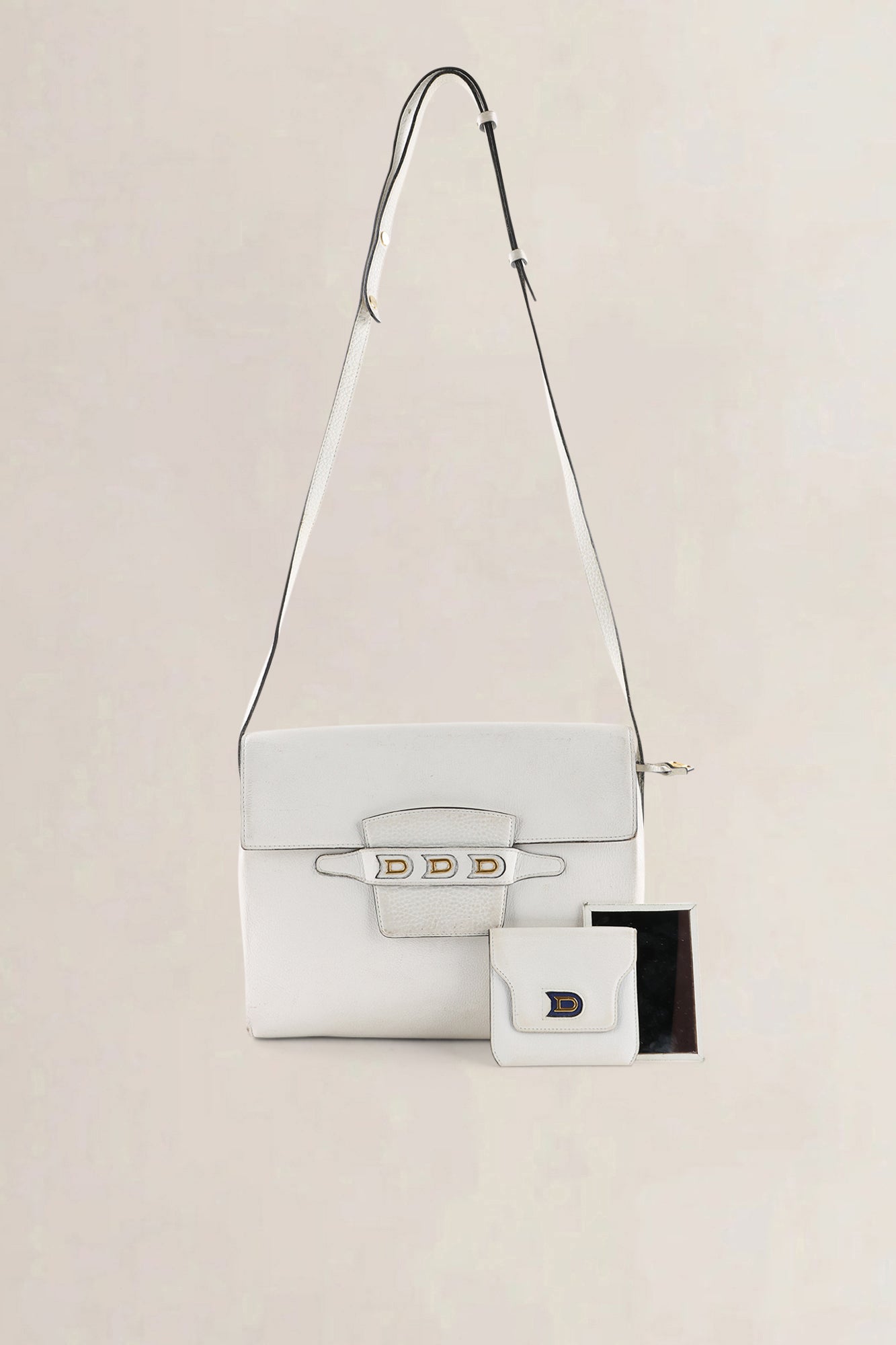Delvaux White Jumping Calf Frimaire — vintage
