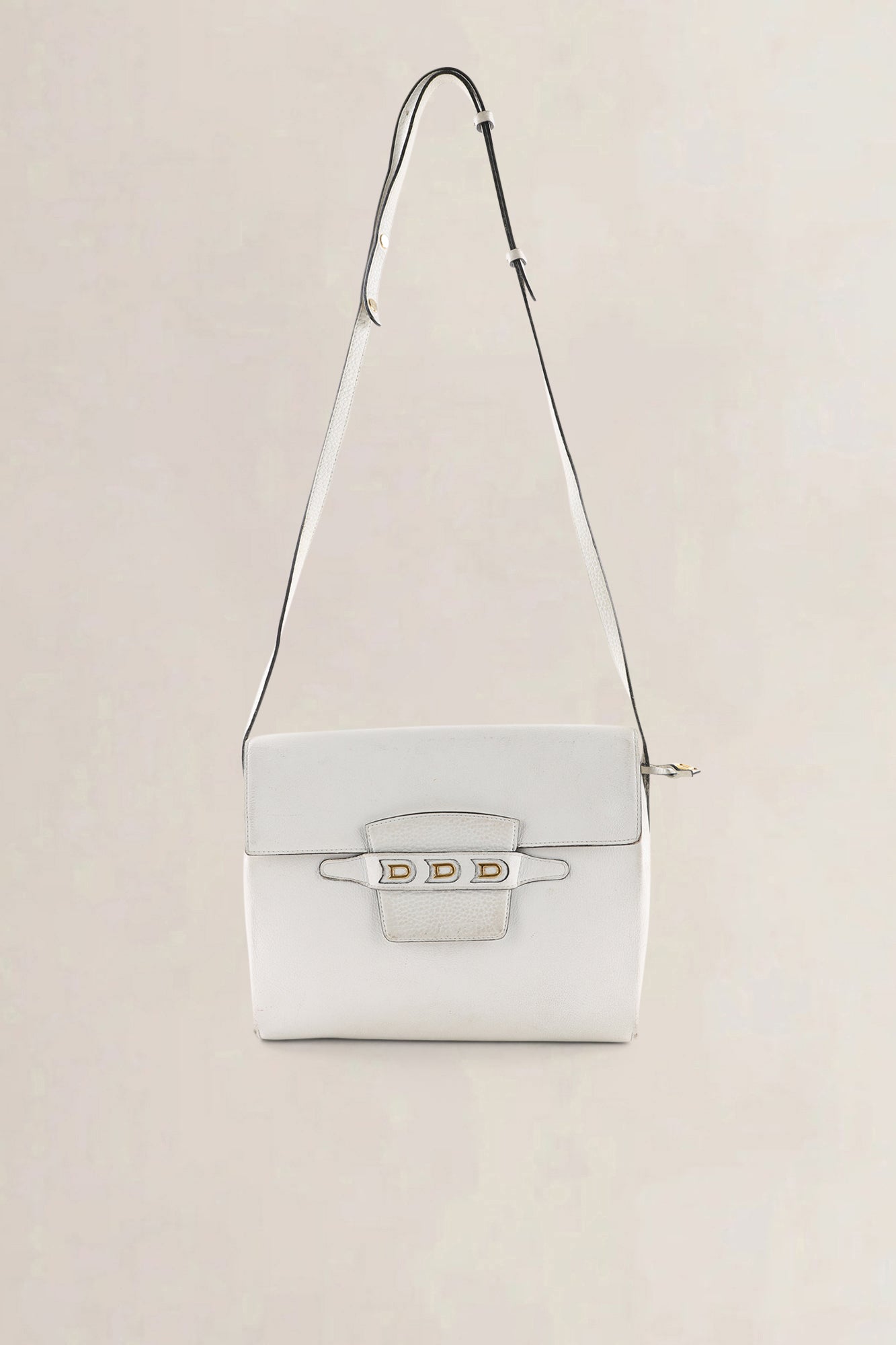 Delvaux White Jumping Calf Frimaire — vintage