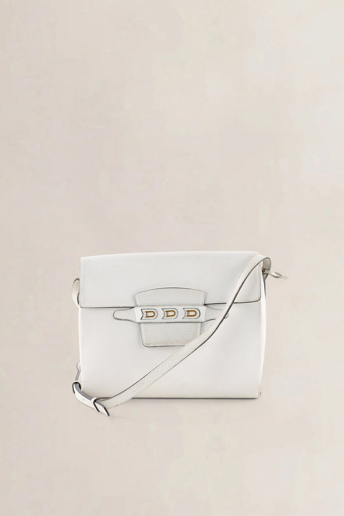Delvaux White Jumping Calf Frimaire — vintage