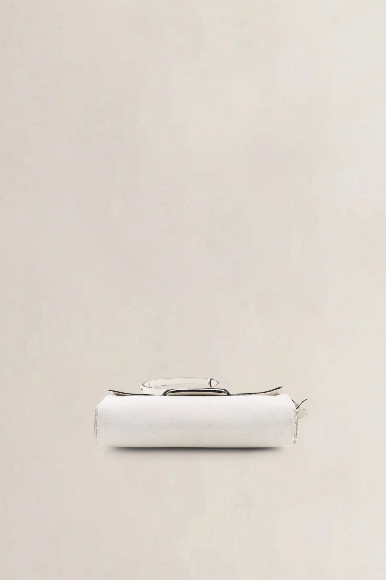 Delvaux White Jumping Calf Leather Frimaire Crossbody Bag