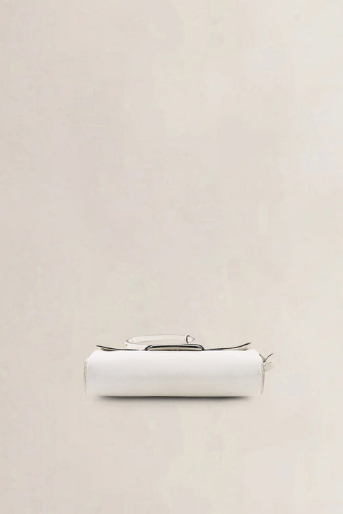 Delvaux White Jumping Calf Leather Frimaire Crossbody Bag