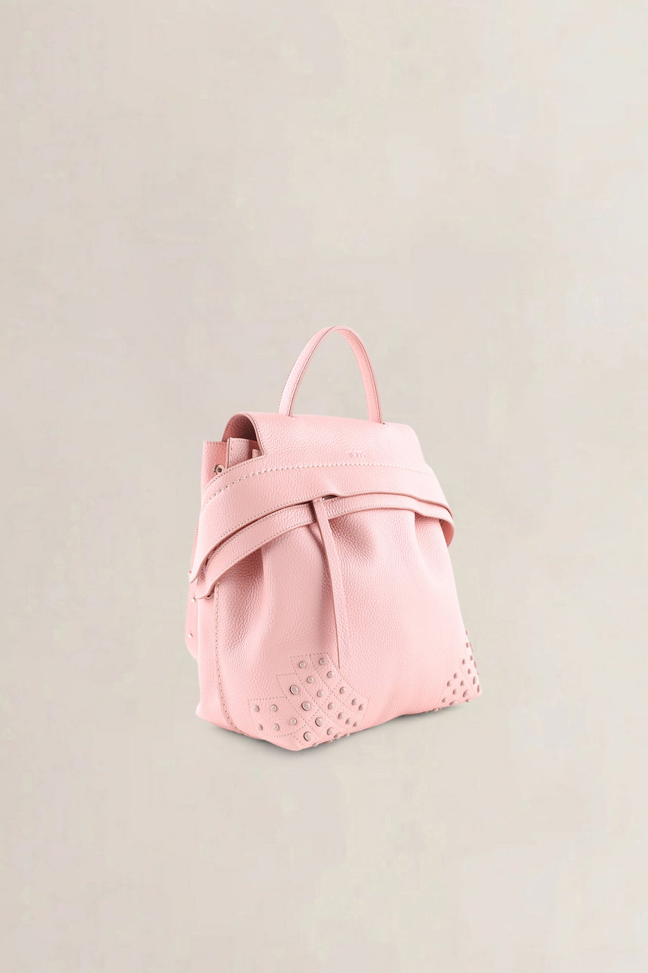 Tod's Pink Wave Leather Backpack