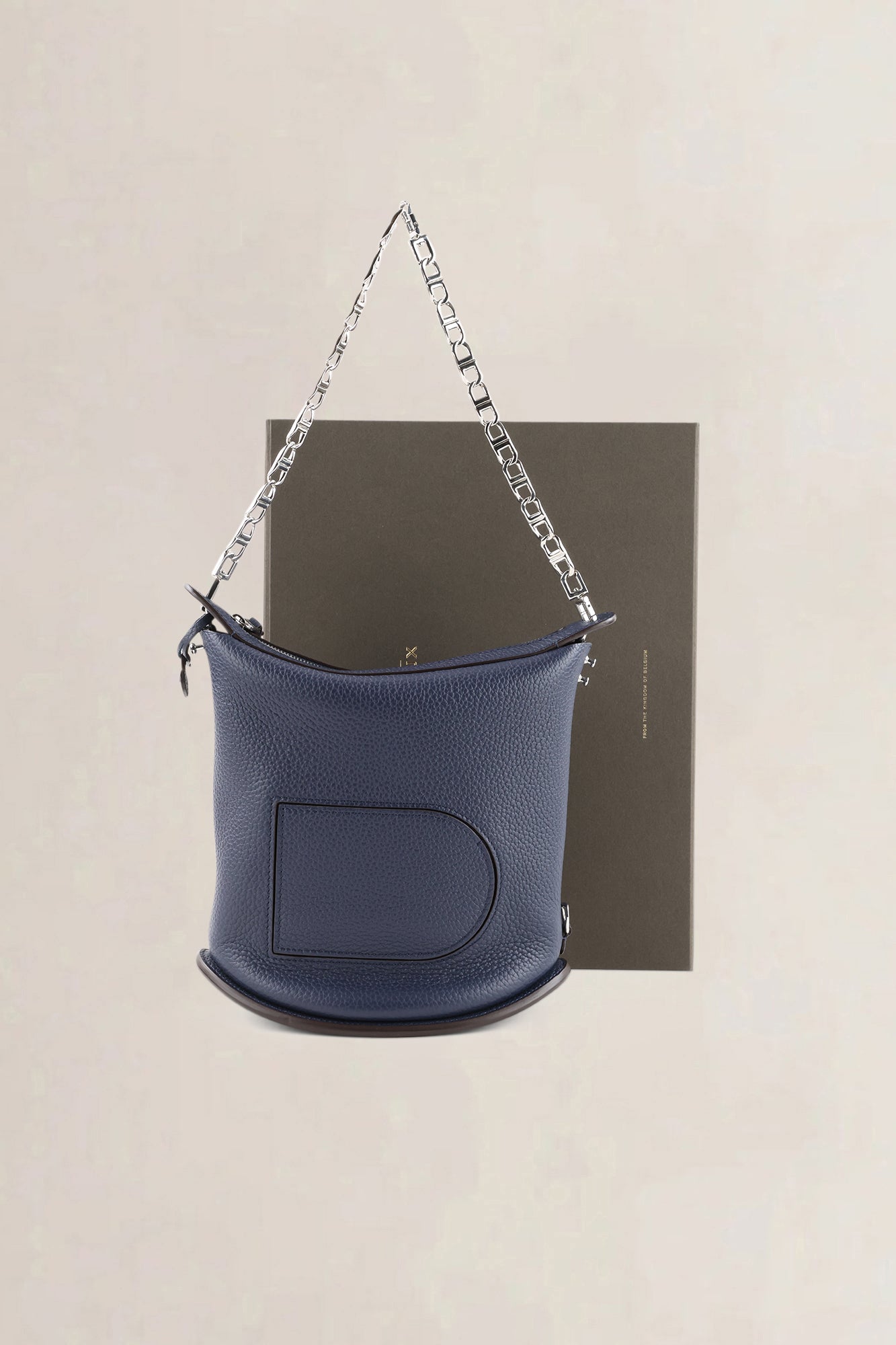 Delvaux Night Sky Taurillon Soft Pin Twist Shoulder Bag