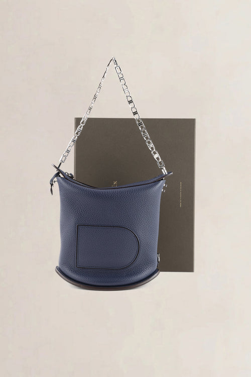 Delvaux Night Sky Taurillon Soft Pin Twist Shoulder Bag