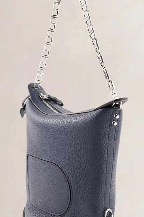 Delvaux Night Sky Taurillon Soft Pin Twist Shoulder Bag