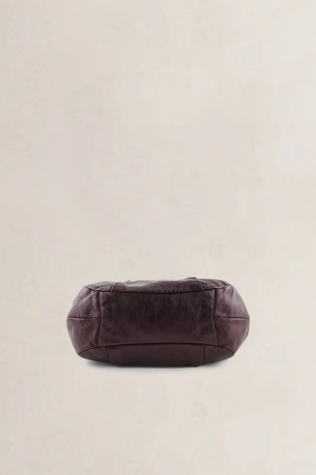 Prada Metallic Purple Leather Top Handle Bag