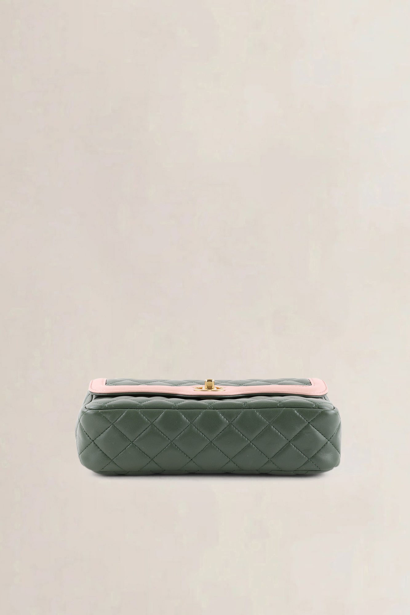 Chanel Green Quilted Lambskin Flap — preloved