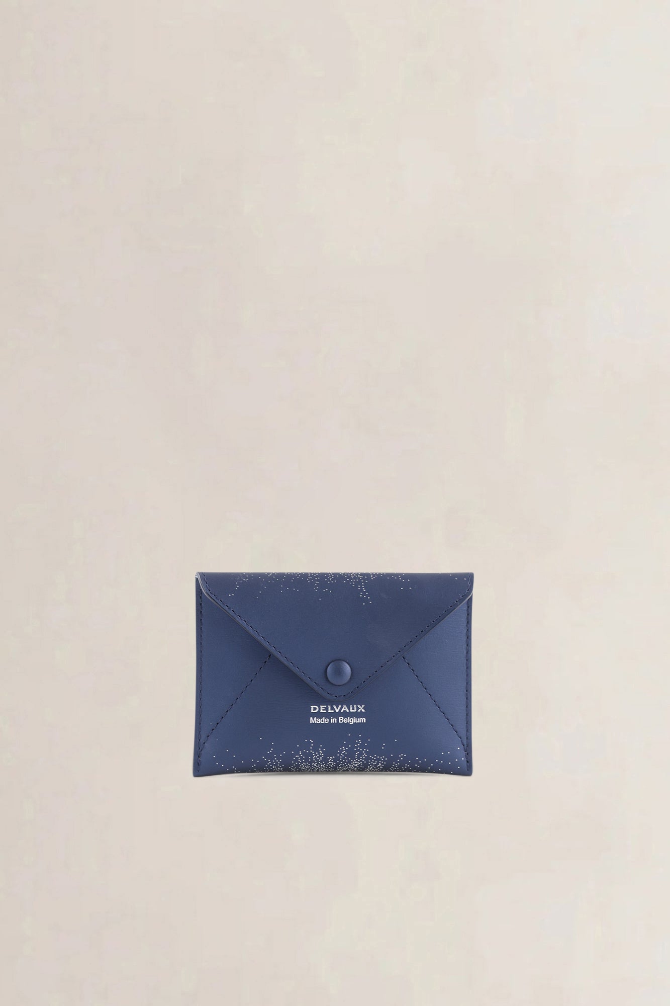 Delvaux Blue Leather Message S Cardholder Crossbody Bag