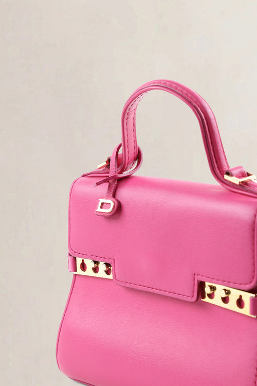 Delvaux Micro Rose Indien Tempête Crossbody Bag