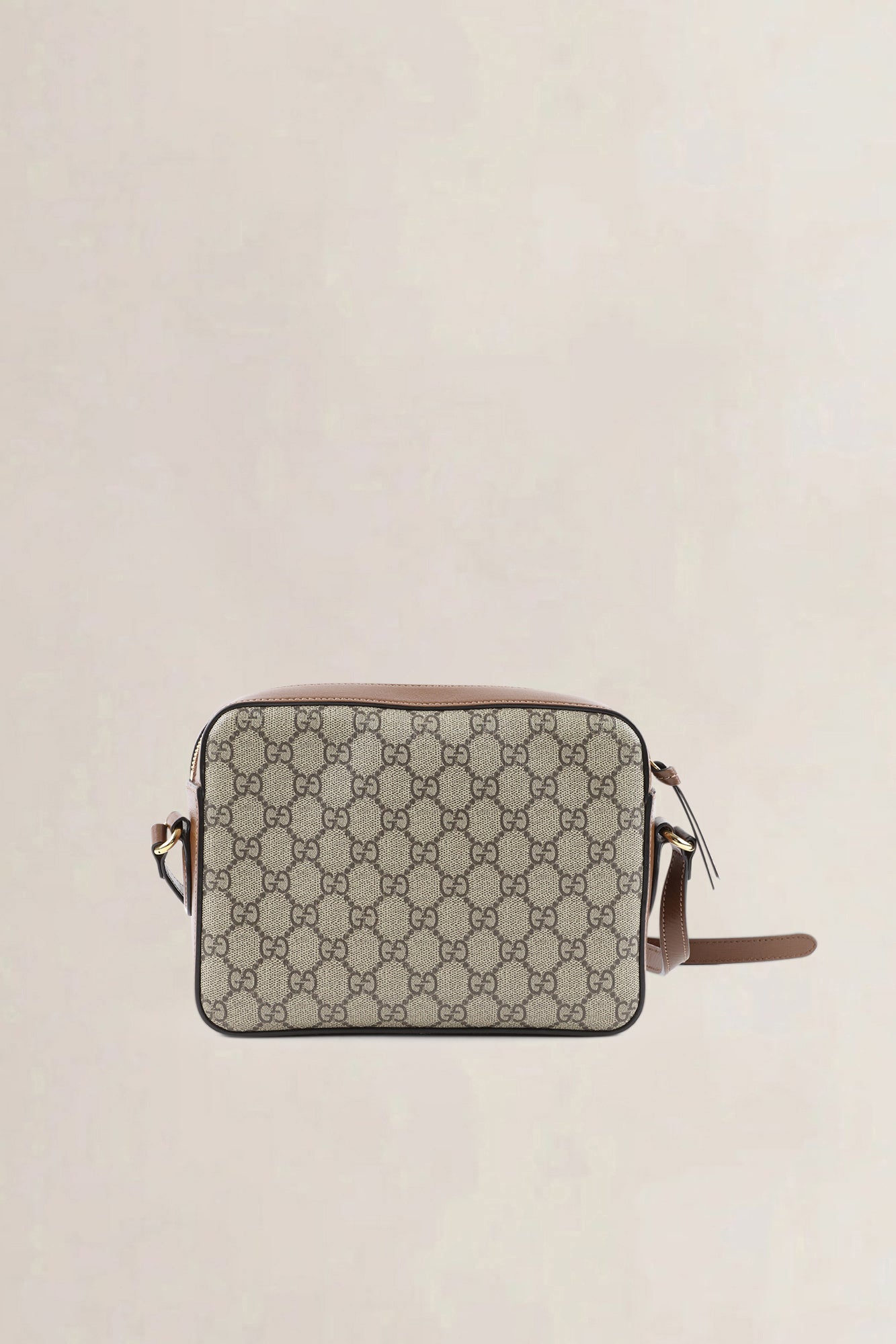 Gucci Beige Leather Horsebit 1955 Medium Crossbody Bag