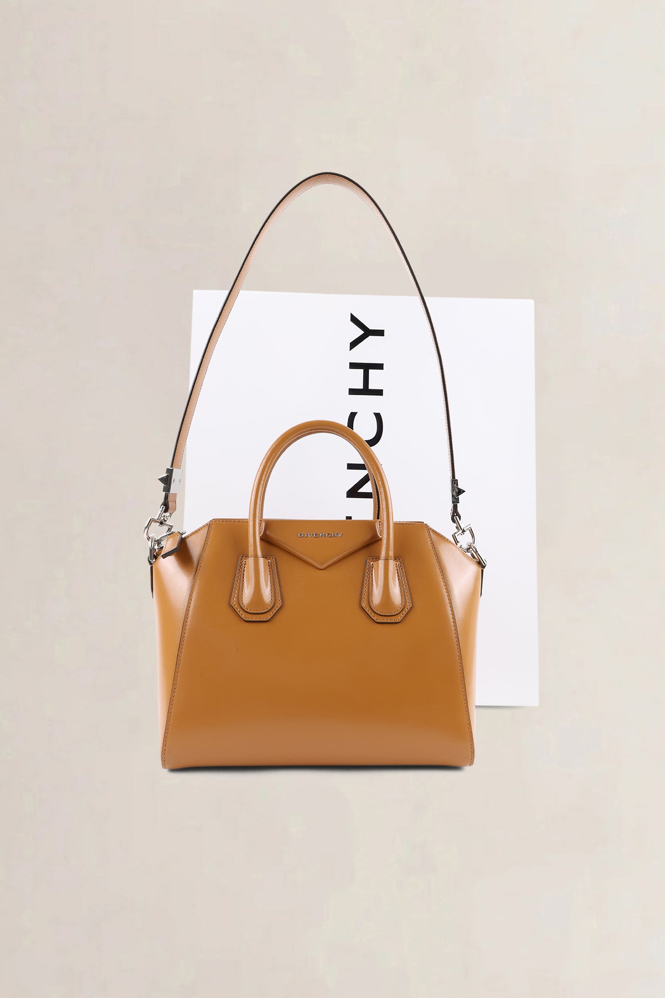 Givenchy Brown Leather Antigona — vintage