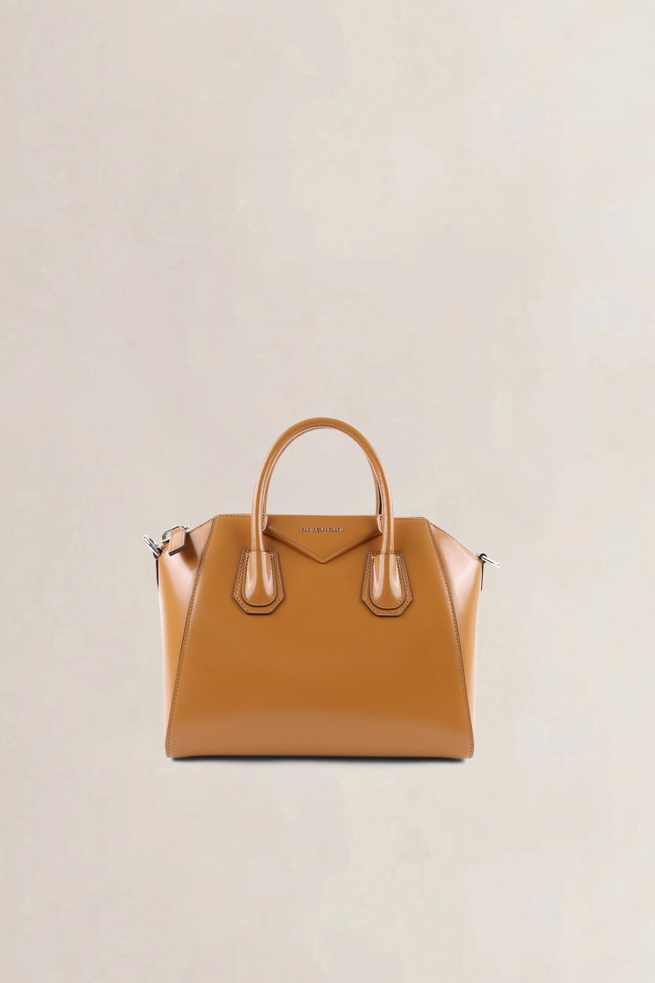 Givenchy Brown Leather Antigona Shoulder Bag