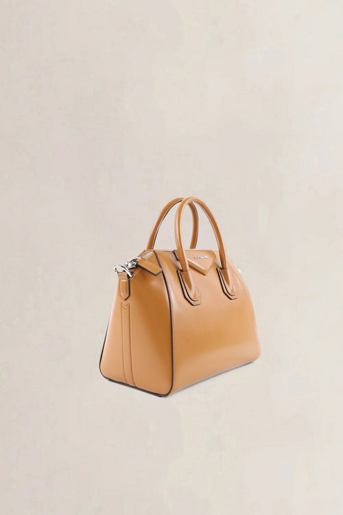 Givenchy Brown Leather Antigona Shoulder Bag