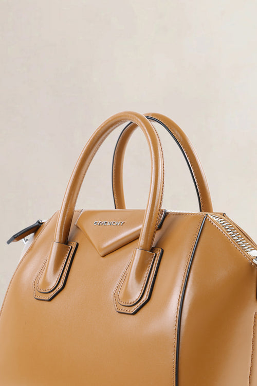 Givenchy Brown Leather Antigona Shoulder Bag